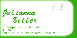 julianna biller business card